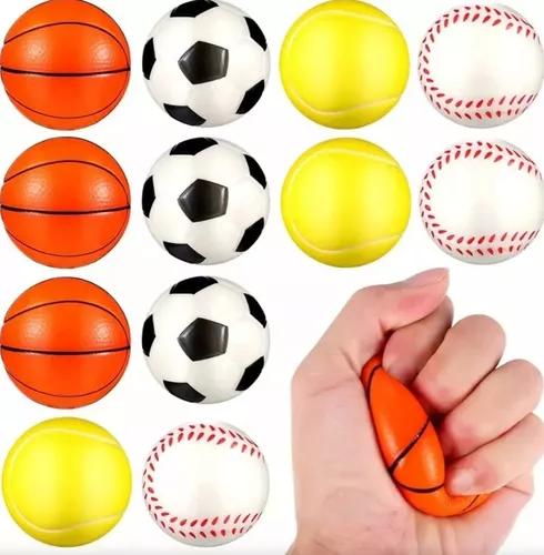 Pequeñas pelotas de textura suave y agradable que ayudan a reducir el estrés y la ansiedad.